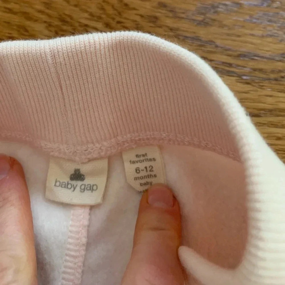 Baby Gap First Favorites Light Pink Sweatpants Size 6-12 Months NWT - Picture 3 of 4